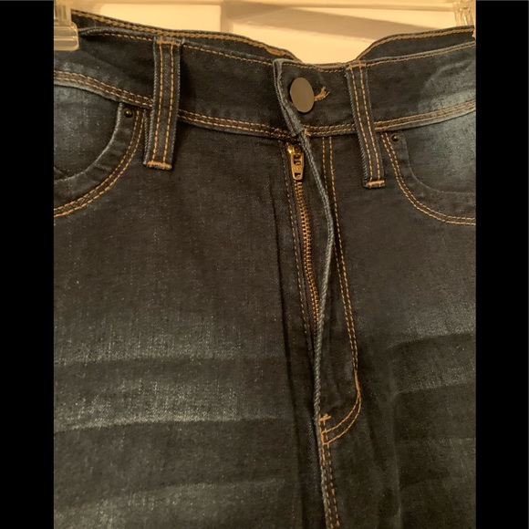Fashion Nova Womens Dark Denim Booty Lifting Jeans - Picture 4 of 8